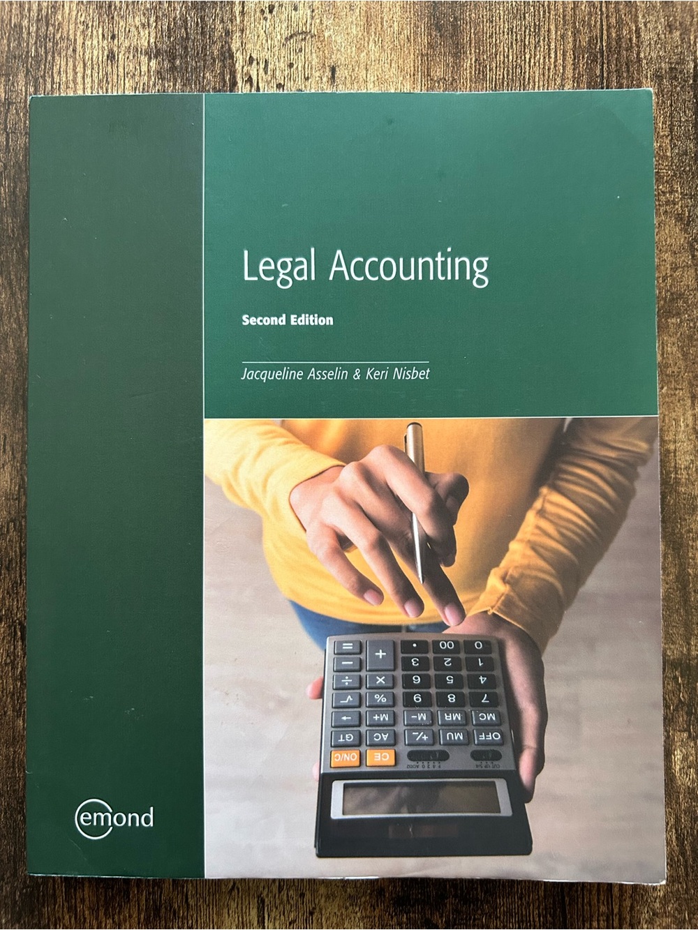 Legal Accounting Textbook - Emond 2nd Edition